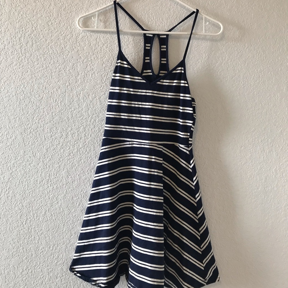 stripped, navy blue summer dress!